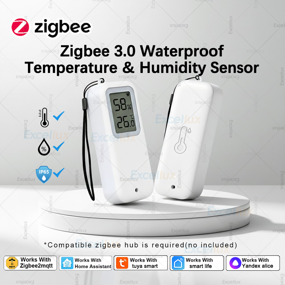 Smart Garden Arduino - Zigbee 3.0 Temperature &Humidity Sensor,IP65 Waterproof,Tuya