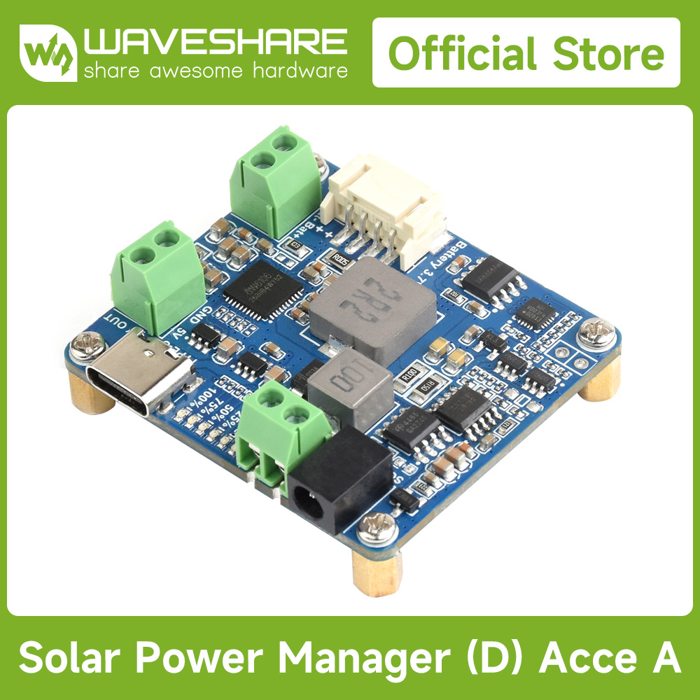 Smart Garden Arduino - Waveshare Solar Power Manager Module (D),