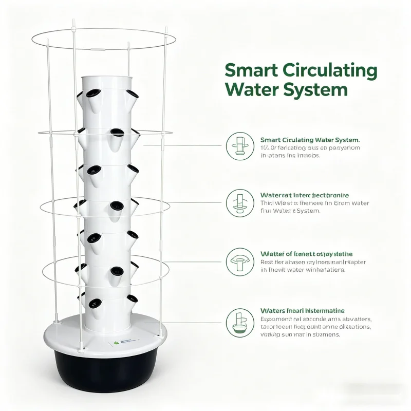 Spacetree Vertical Hydroponic  - Smart Garden Vertical recension och pris