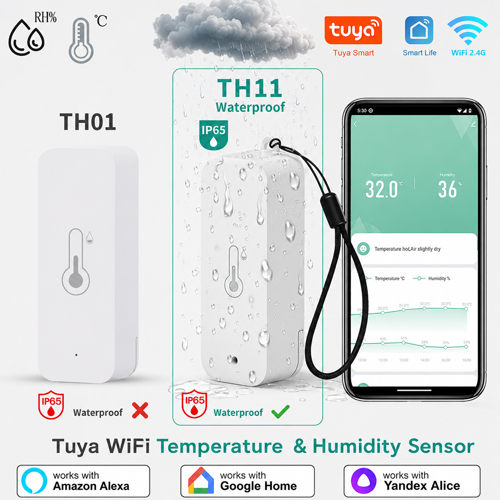 IP65 Waterproof Tuya WiFi Outd - Smart Garden Arduino recension och pris