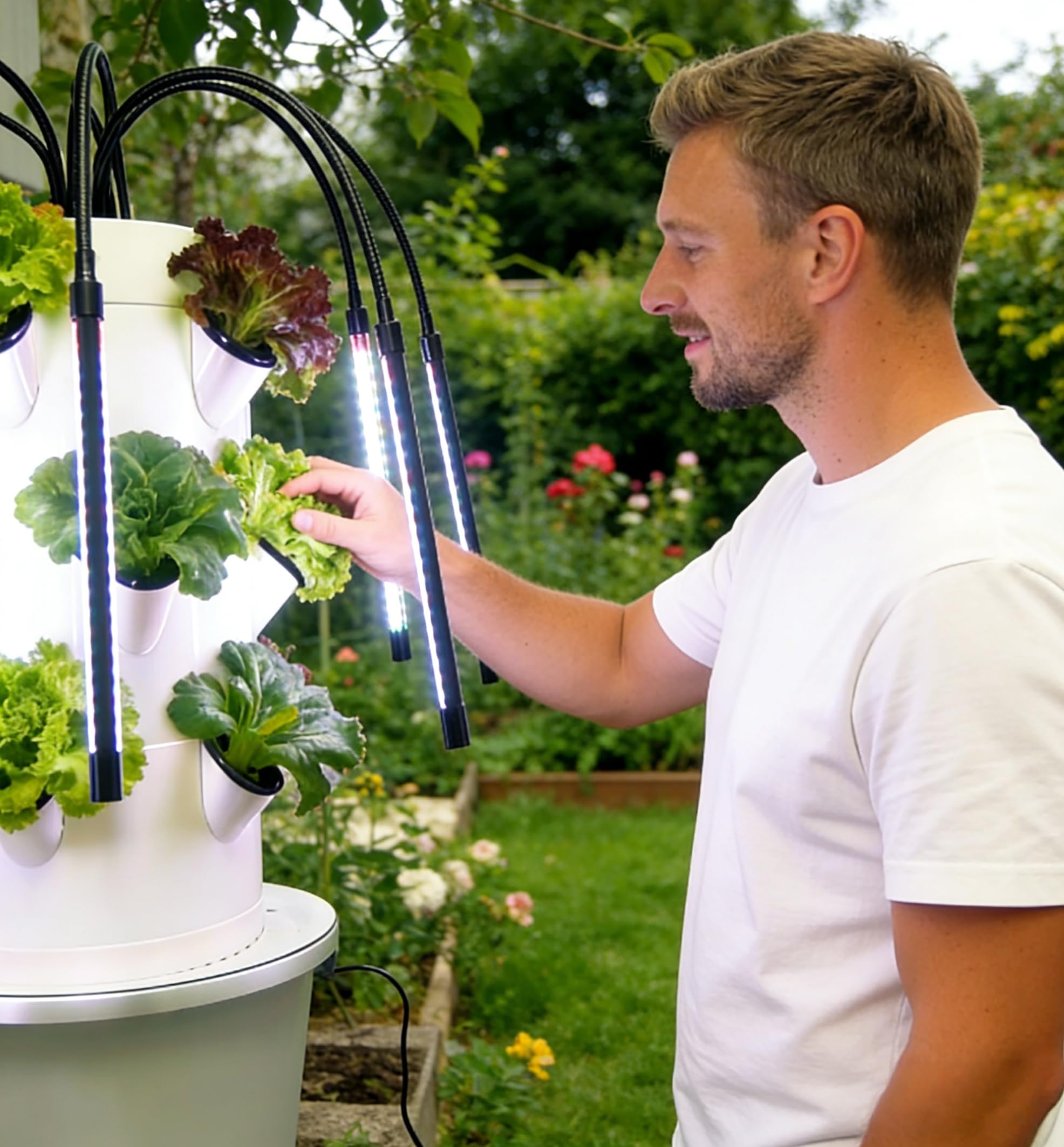 Vertical Hydroponic Growing Sy - Smart Garden Vertical recension och pris