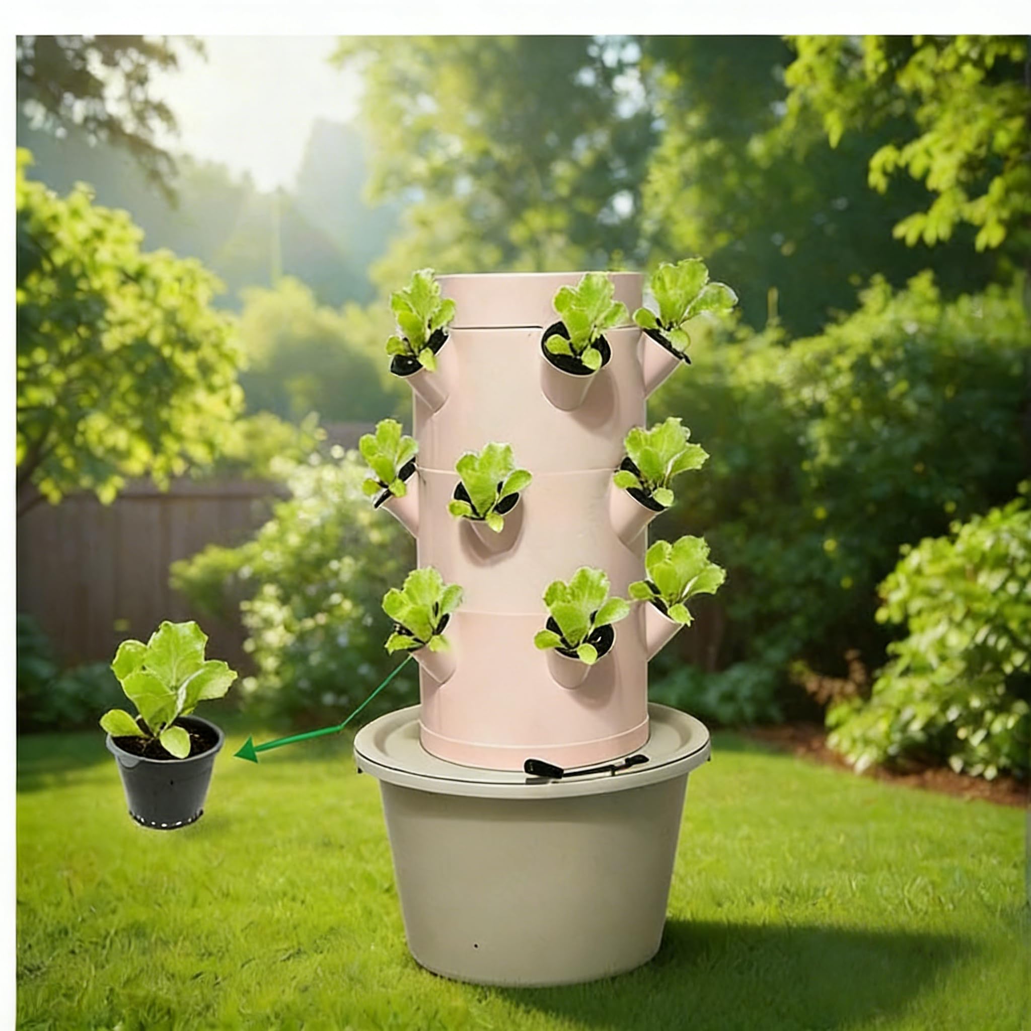 Vertical Hydroponic Growing Sy - Smart Garden Vertical recension och pris