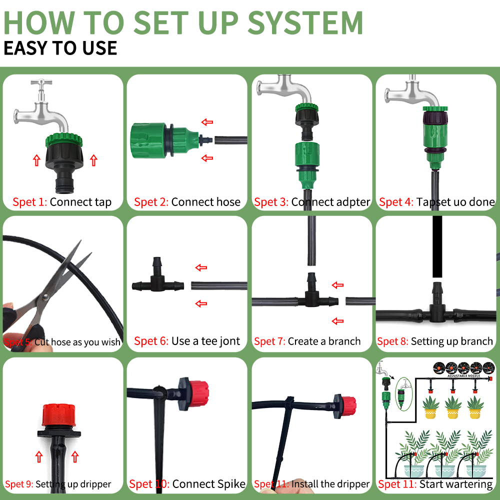 Micro Drip Irrigation System P - Smart Garden Hose Timer recension och pris