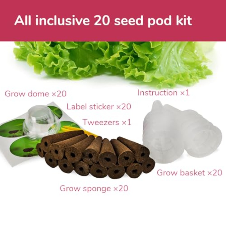 20-pod Seed Kit Lettuce Salad  - Aerogarden Seed Pod recension och pris
