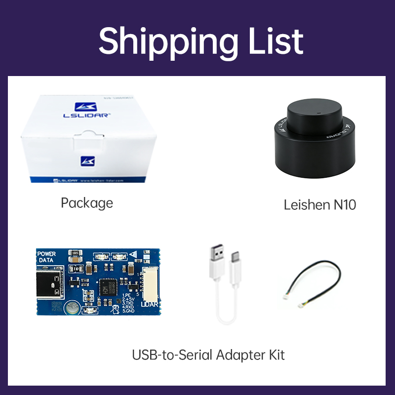 Lslidar N10 360° Lidar Kit TOF - Smart Garden Arduino recension och pris