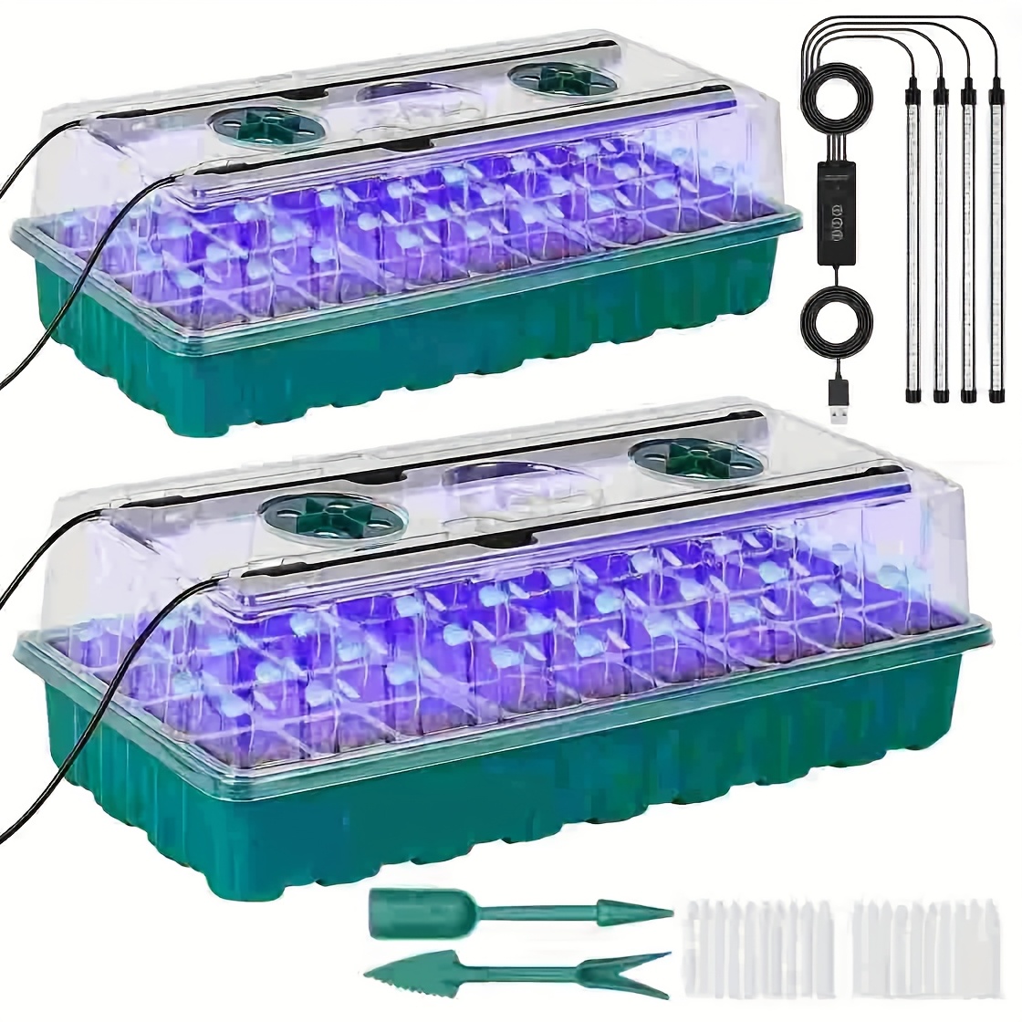 72-Cell Seed Starter Tray with - Smart Garden Domes recension och pris