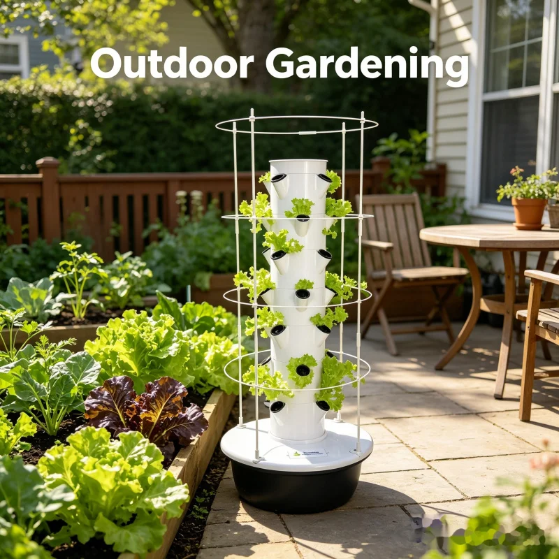 Smart Vertical Hydroponic Towe - Smart Garden System recension och pris