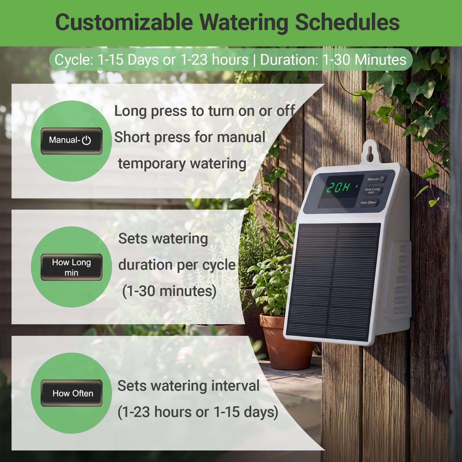 Upgraded Solar Drip Irrigation - Smart Garden Technology recension och pris