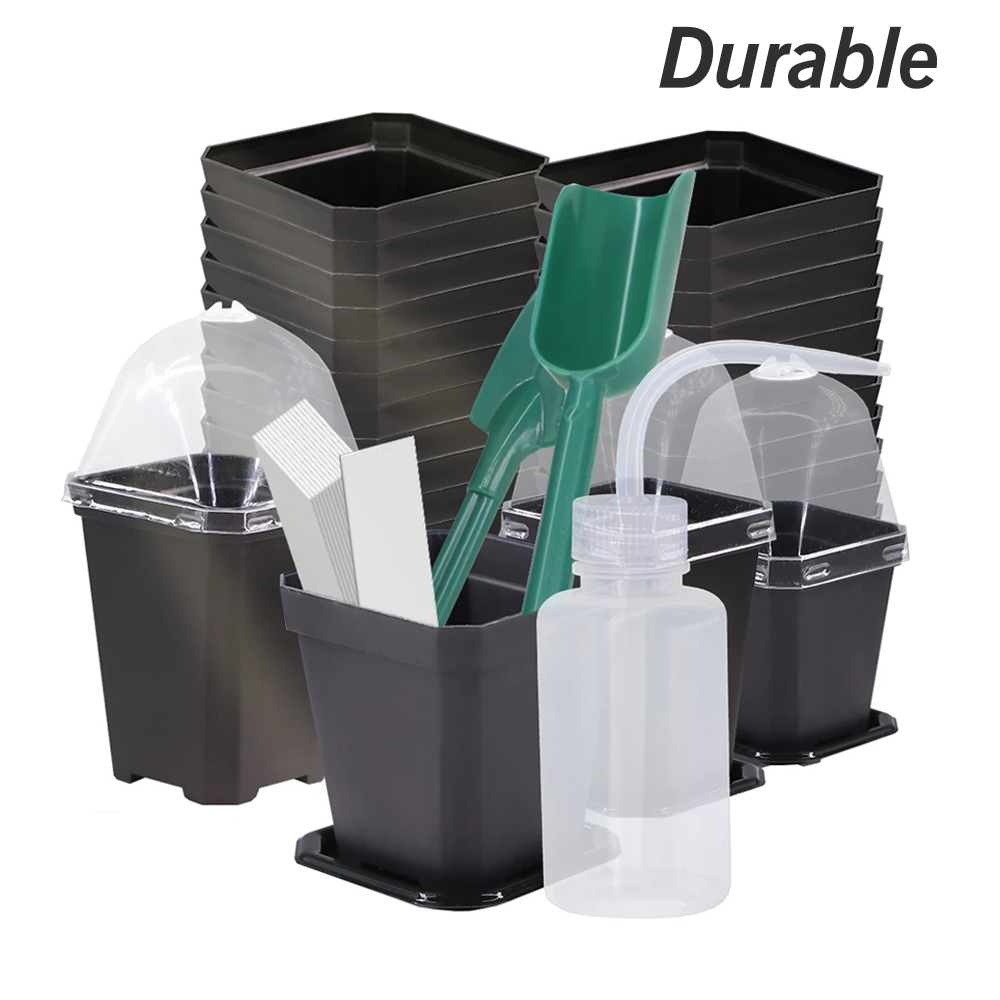 Sturdy Black Planter Pots with - Smart Garden Domes recension och pris