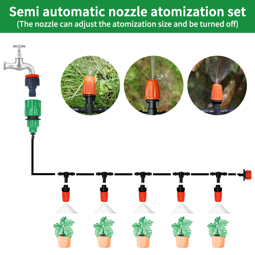 Fog Nozzles Irrigation Kit 5M- - Smart Garden Hose Timer recension och pris