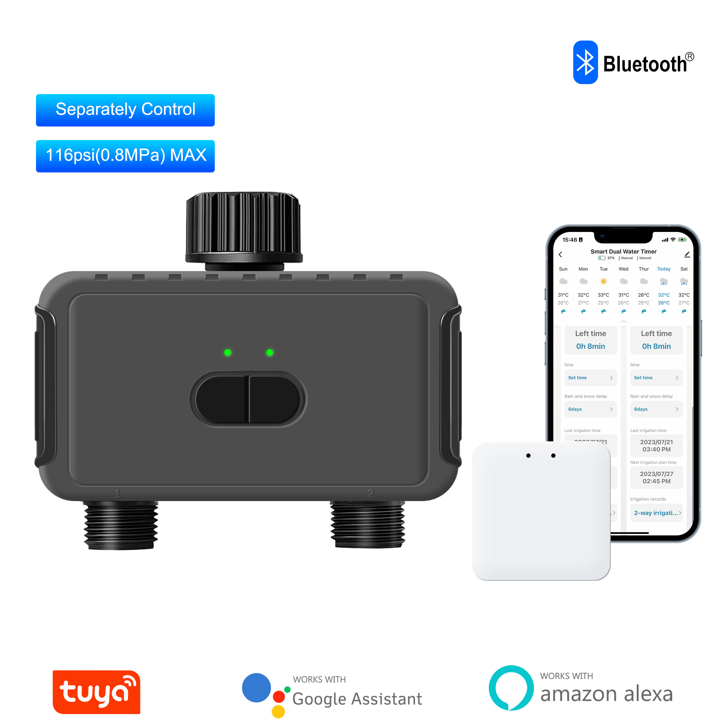 KEMEK Smart Programmable Sprin - Smart Garden Water Features recension och pris