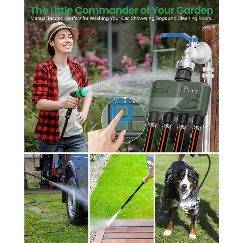 A97I-Wifi Water Timer For Gard - Smart Garden Hose Timer recension och pris