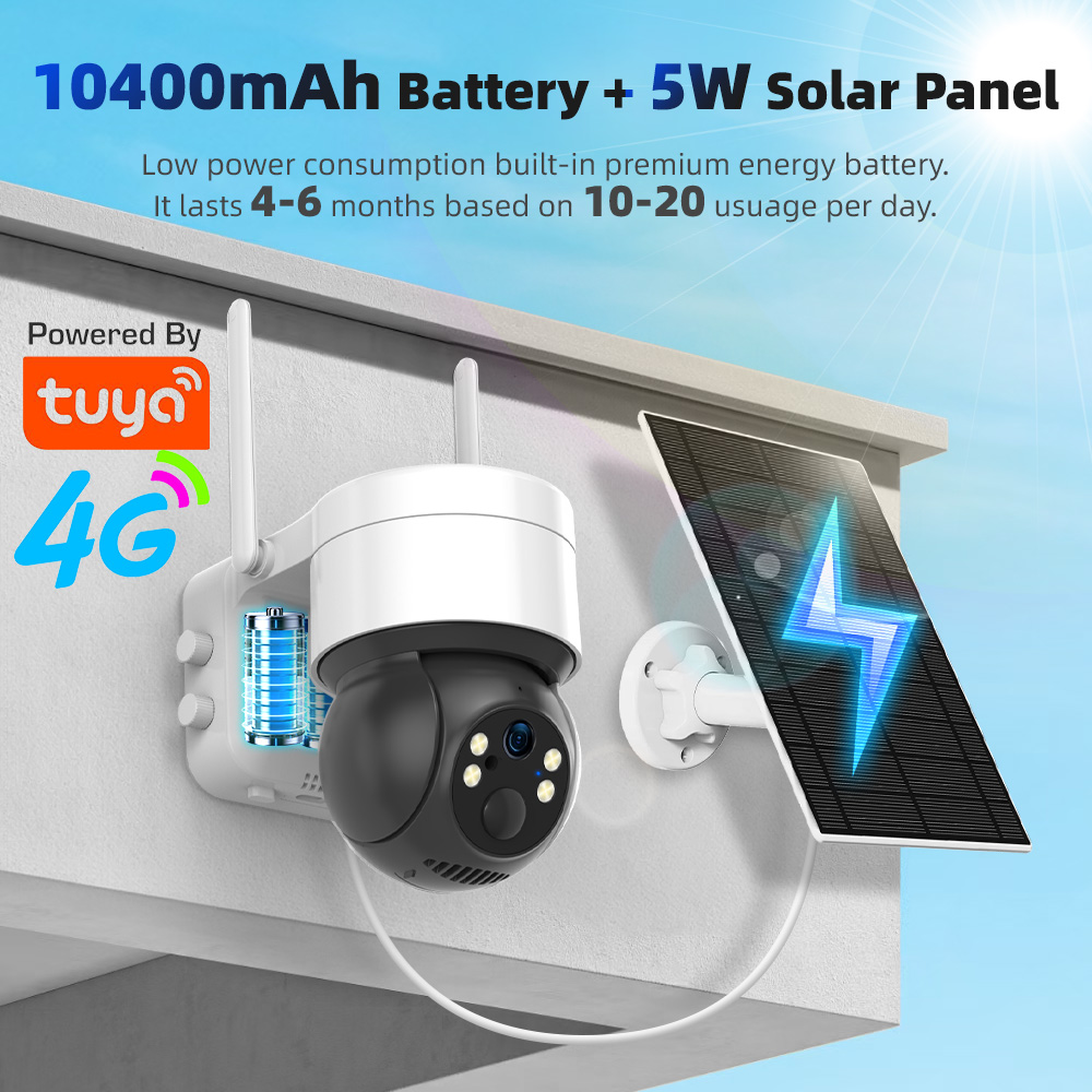 Tuya SmartLife 4G 3MP IP65 Wat - Smart Garden Arduino recension och pris