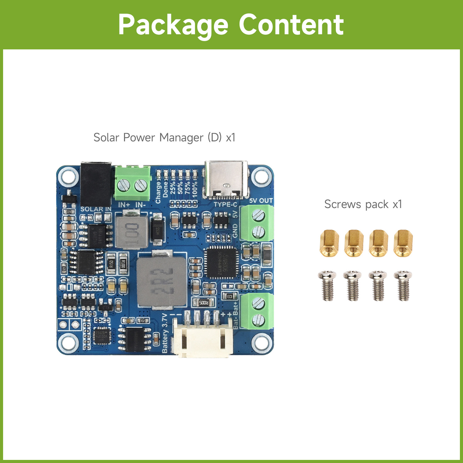 Waveshare Solar Power Manager  - Smart Garden Arduino recension och pris
