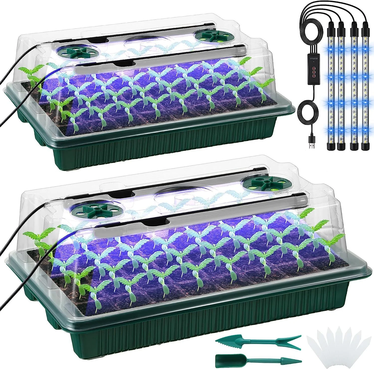 2 Packs, Seed Starter Trays Wi - Smart Garden Domes recension och pris