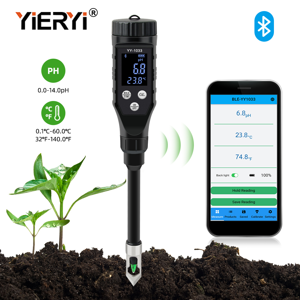 Yieryi Smart Bluetooth Soil PH - Smart Garden Domes recension och pris