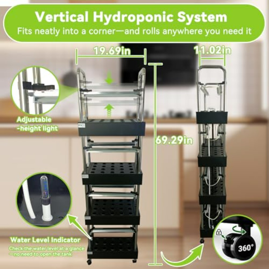 Indoor hydroponics growing sys - Smart Garden System recension och pris