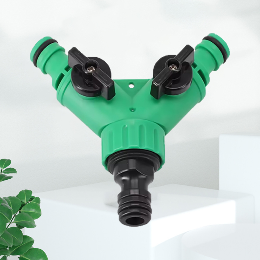 2-Way Garden Hose Splitter Y C - Smart Garden Hose Timer recension och pris