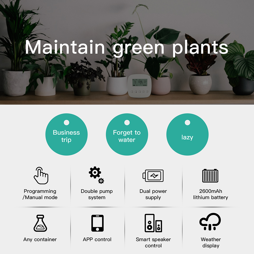 WiFi Tuya Smart Watering Machi - Smart Garden System recension och pris