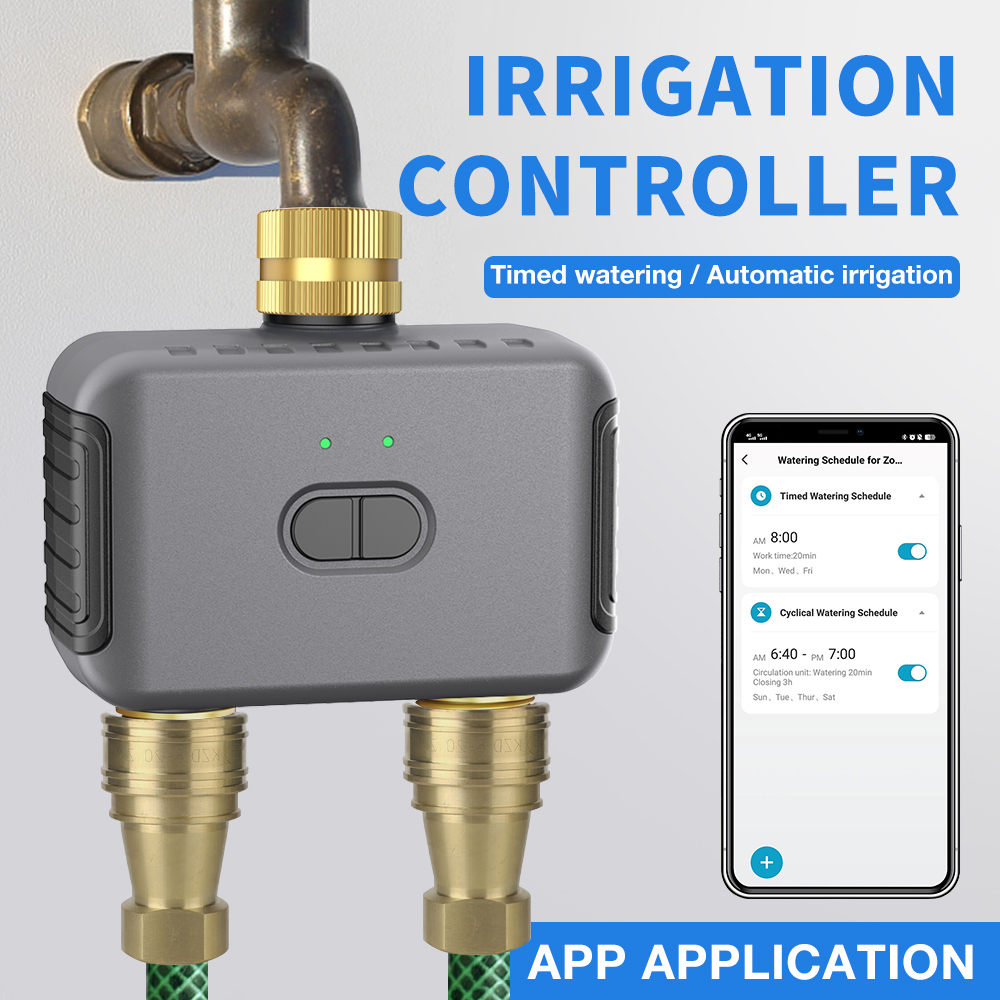 Tuya 2 Zone Watering Timer Gar - Smart Garden System recension och pris