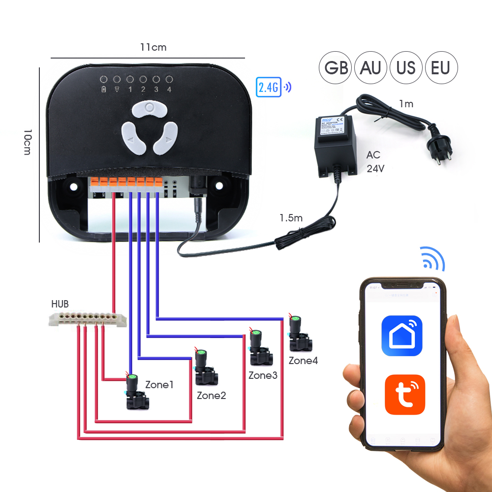 Garden Hose Solenoid Valve Con - Smart Garden Hose Timer recension och pris