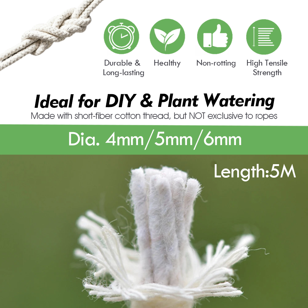 4/5/6mm Self Watering Cotton W - Smart Garden Technology recension och pris