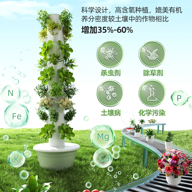 9 Layer Vertical Hydroponic Ga - Smart Garden Vertical recension och pris